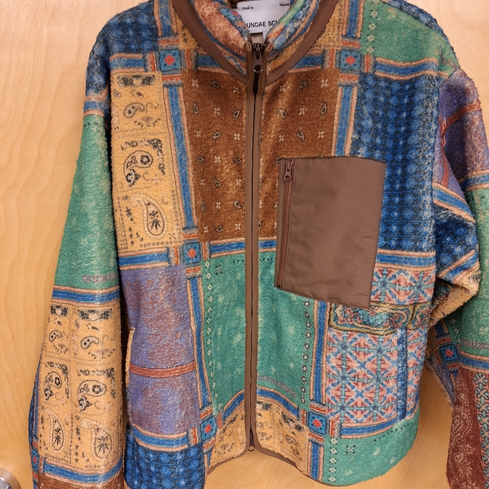 Paisley Dancheong fleece jacket